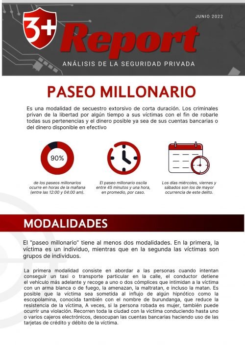 Paseo Millonario 3 Report